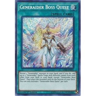 Thẻ Bài Yugioh: Generaider Boss Quest - MYFI-EN035 - Secret Rare 1st Edition