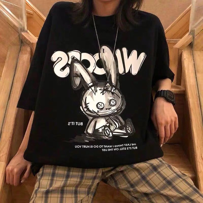 Áo thun tay lỡ WIND phông unisex form rộng Thỏ Tai Dài oversize nam nữ ulzzang | BigBuy360 - bigbuy360.vn