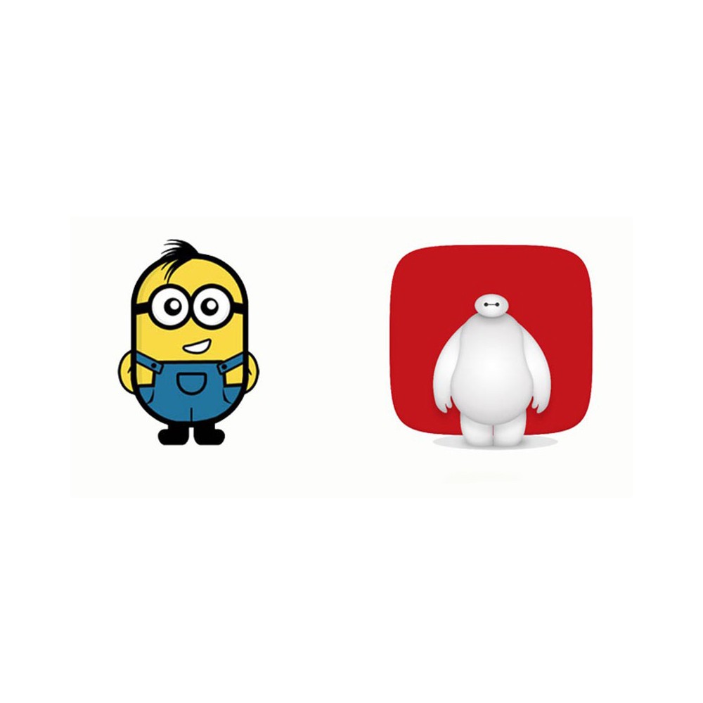 Quạt Mini USB Để Bàn Hoạt Hình Minion BayMax Cực Dễ Thương, Thích Hợp Để Bàn Học, Bàn Làm Việc Cho Mùa