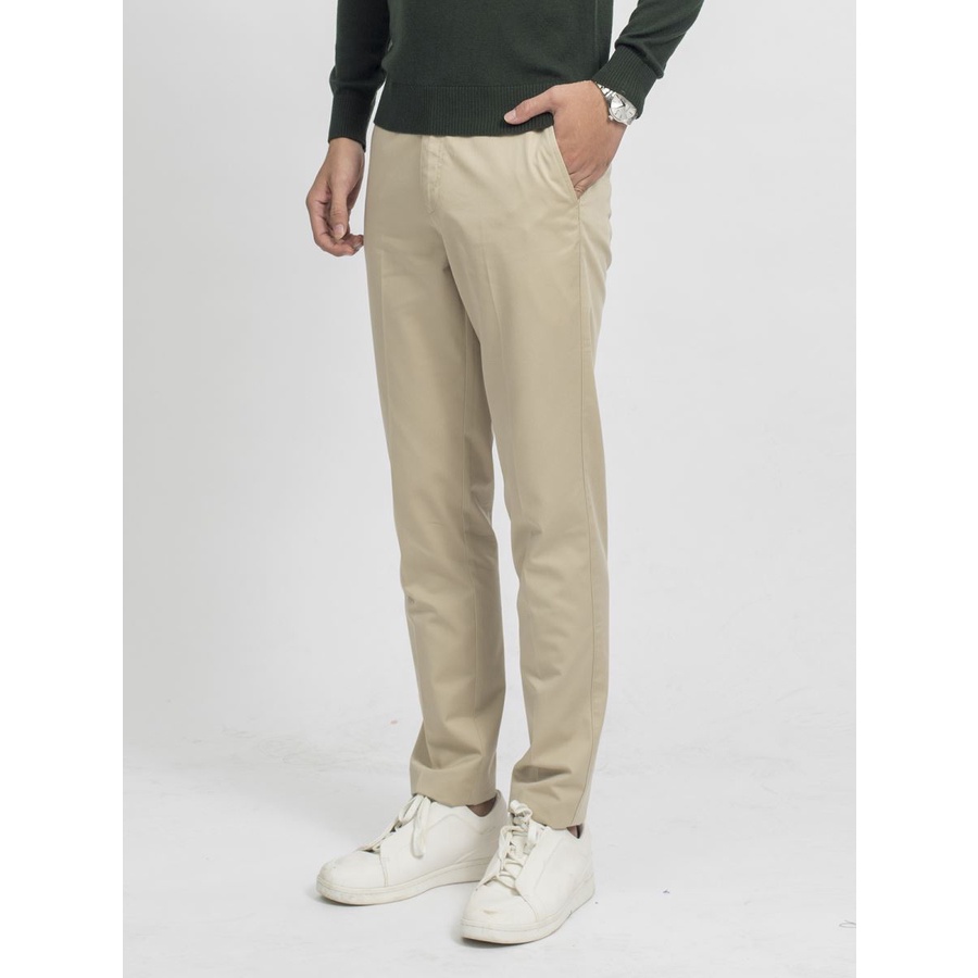 Quần Dài Kaki Nam ARISTINO AKKR04 Quần Thô Khaki Chính Hãng Trơn Màu Dáng Slim Fit Ôm Nhẹ Vải CVC Cao Cấp Mềm Mát