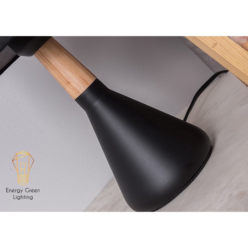 Đèn Ngủ Để Bàn Energy Green Lighting DB-3052 - Kim Loại Cao Cấp - Kiểu Dáng Sang Trọng - Tặng Kèm Bóng Led