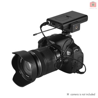 Bộ Micro Ghi Âm Không Dây Uhf 16 Kênh Kèm Phụ Kiện