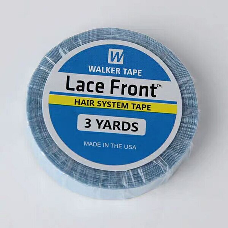 Cuộn Băng Keo Hai Mặt 1 Cuộn 3 Yards Màu Xanh Dương Chống Nước Dùng Nối Tóc / Tóc Giả / Tóc Toupee