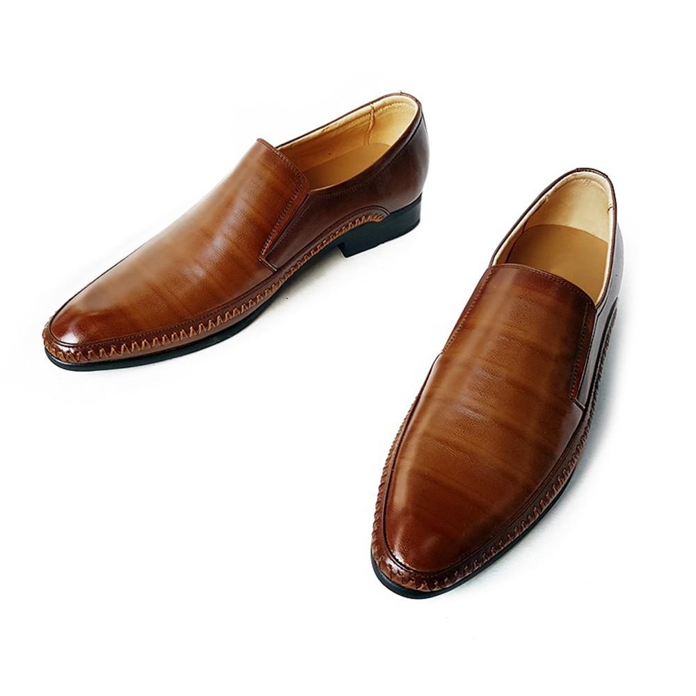 Giày Loafer Nam Giày Lười Nam Da Bò Thật Ensado CS7216