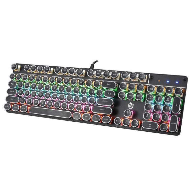 BÀN PHÍM CƠ K900 NÚT TRÒN LED