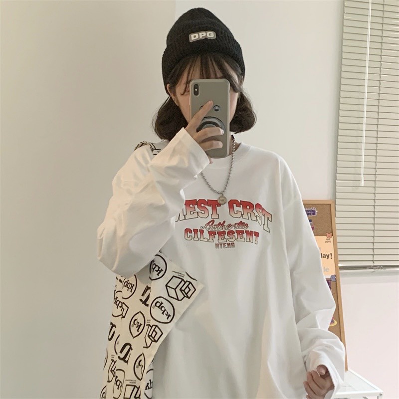 Áo thun tay dài form rộng NEKO.SG, Áo thun Streetwear Ulzzang SWT22