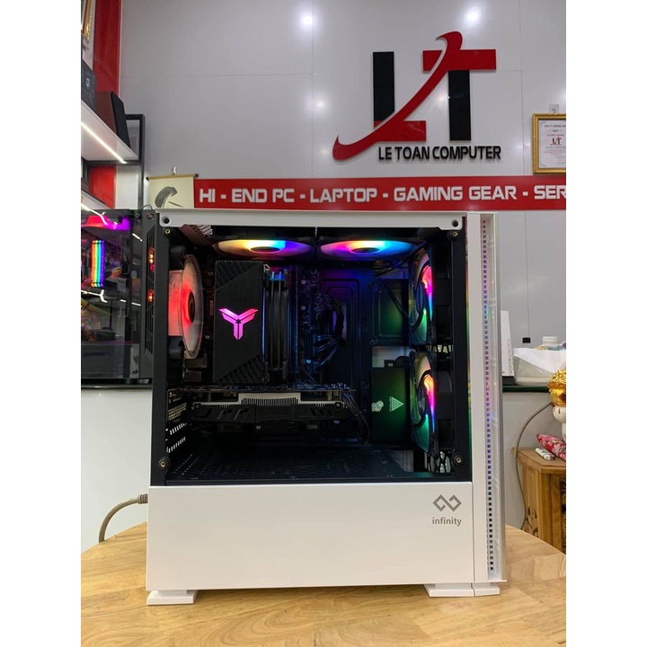 Thùng PC Gaming Eclips M (H310/I3-9100F/8GB/GTX1050Ti/120GB/320GB/450W) | BigBuy360 - bigbuy360.vn