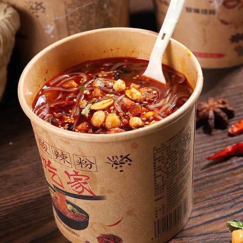 Miến Trùng Khánh chua cay ăn liền hộp 108g