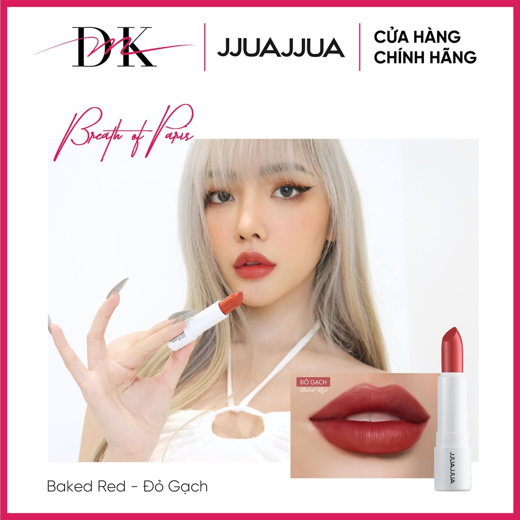 SON THỎI LÌ JJUAJJUA BAKED RED (ĐỎ GẠCH) | BigBuy360 - bigbuy360.vn