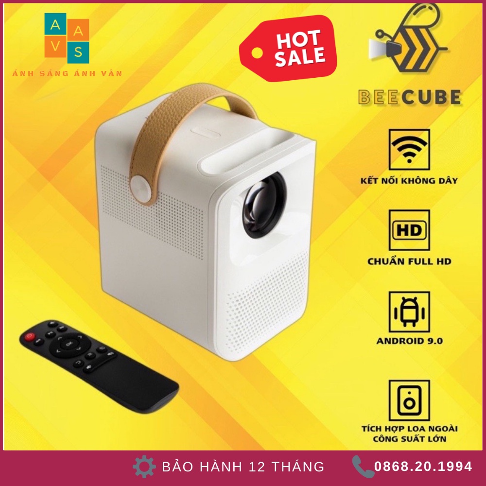 ♣✺Máy Chiếu Mini Beecube X2 Max - Full HD 1080P | Kèm USB Hiệu Ứng Bay Phòng