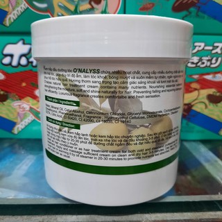 Kem Hấp Dầu O'nalyss Olive - Hũ 500g