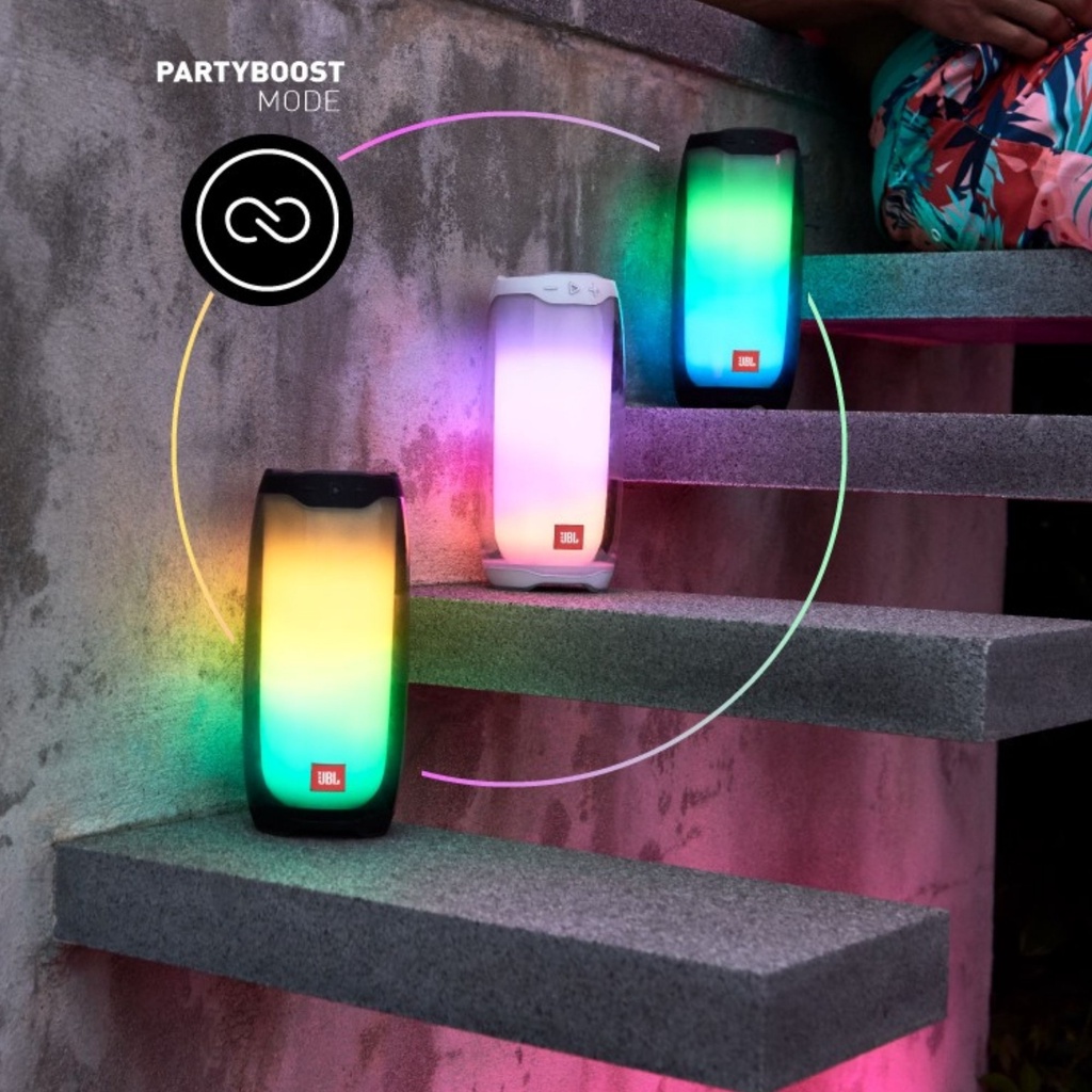 Loa Bluetooth JBL Pulse 4 Màu trắng - hàng chính hãng, Mới nguyên seal,bảo hành 12 tháng