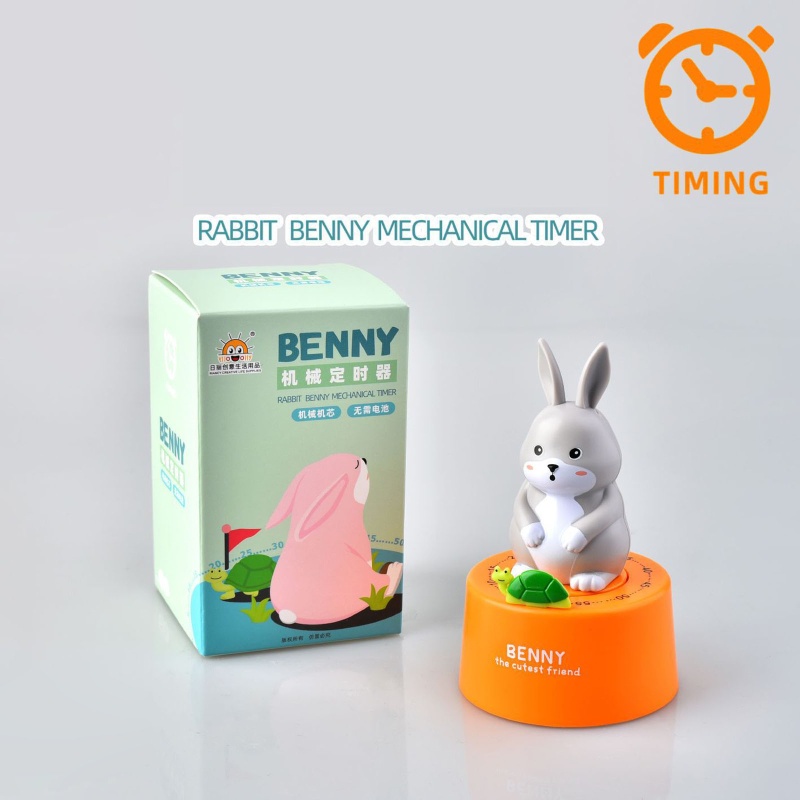 Đồng Hồ Hẹn Giờ Nấu Ăn Hình Thỏ Dễ Thương Bằng Nhựa Mate