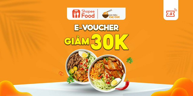 HN [E-Voucher] Mã giảm giá 30K khi đặt Chị Cúc - Bún Trộn Nam Bộ trên ShopeeFood tại ứng dụng Shopee