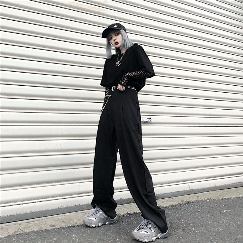 Quần dài ống rộng thời trang quyến rũ cho nữ | BigBuy360 - bigbuy360.vn