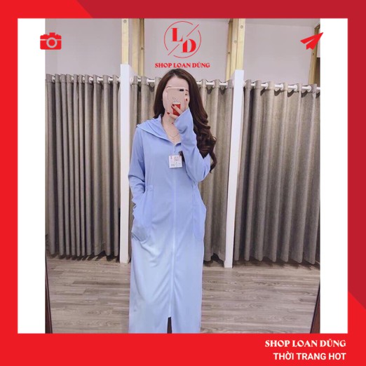 [Vải kim cương loại 1] ÁO Chống Nắng Nữ Thông hơi dáng dài 2020