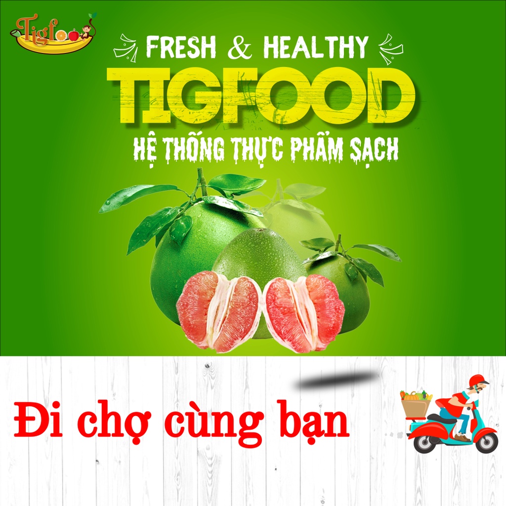 Bưởi da xanh ruột đỏ