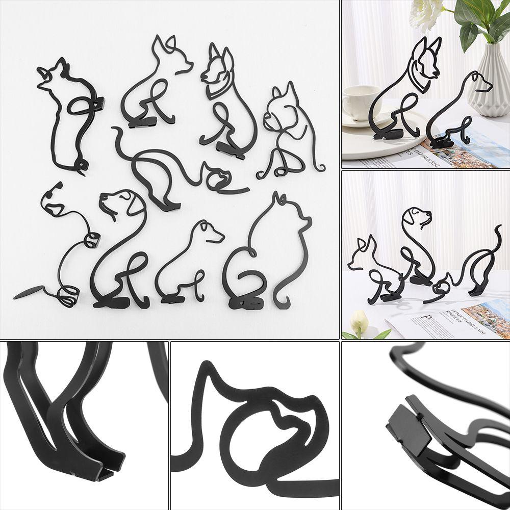 SUENIN Tượng Kim Loại Hình Chú Chó Trang Trí Nội Thất Đẹp Mắt
