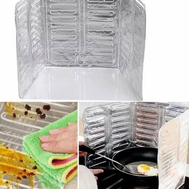 Vỏ Bọc Bảo Vệ Bếp Ga Bằng Nhôm Chống Dầu Dễ Dàng Lắp Đặt