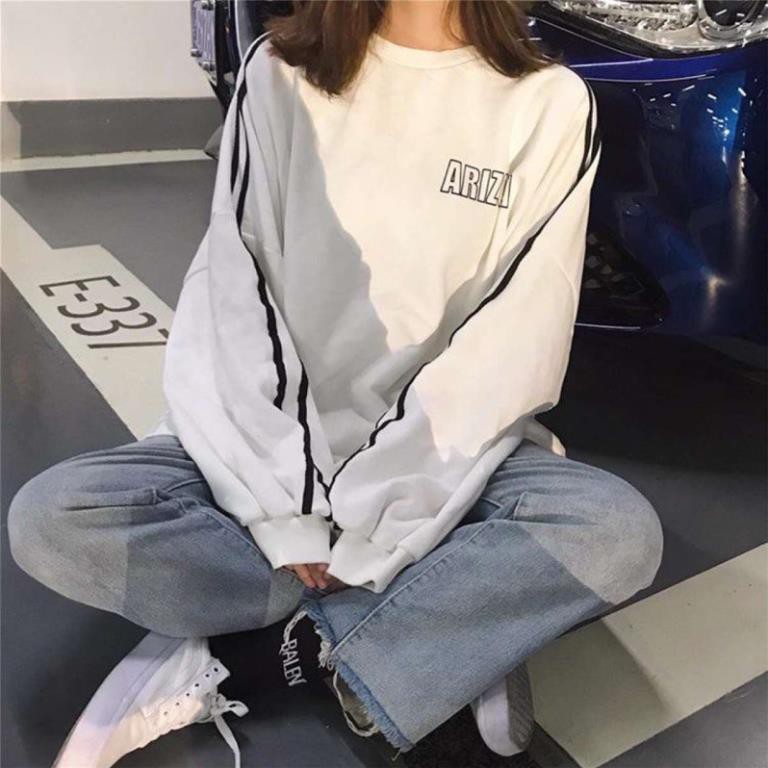 Áo phông, áo thun nam nữ form rộng tay DÀI U nisex AA RI ZON Từ 50-70kg