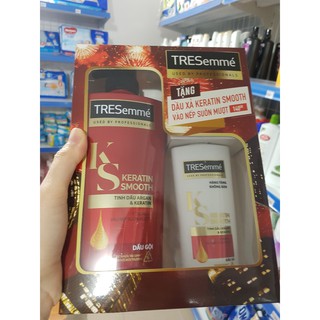 Bộ dầu gội + xả TRESemme Keratin Smooth