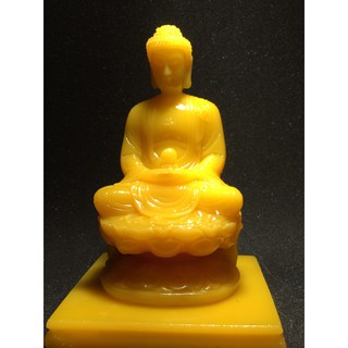 Tượng Phật A Di Đà cao 12 cm màu vàng