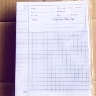 50 đôi giấy kiểm tra 4 ôly