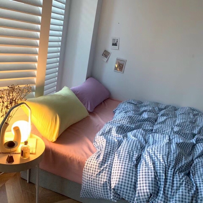 Set Chăn Ga Gối Cotton Tc kẻ Phối | BigBuy360 - bigbuy360.vn