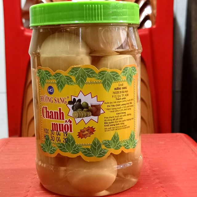 Chanh muối hũ 900g