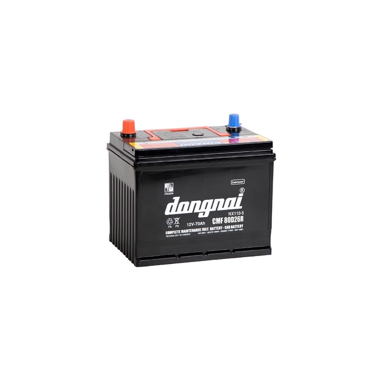 Bình ắc quy 12v khô miễn bảo dưỡng đồng nai CMF 80D26R | 12V - 70ah