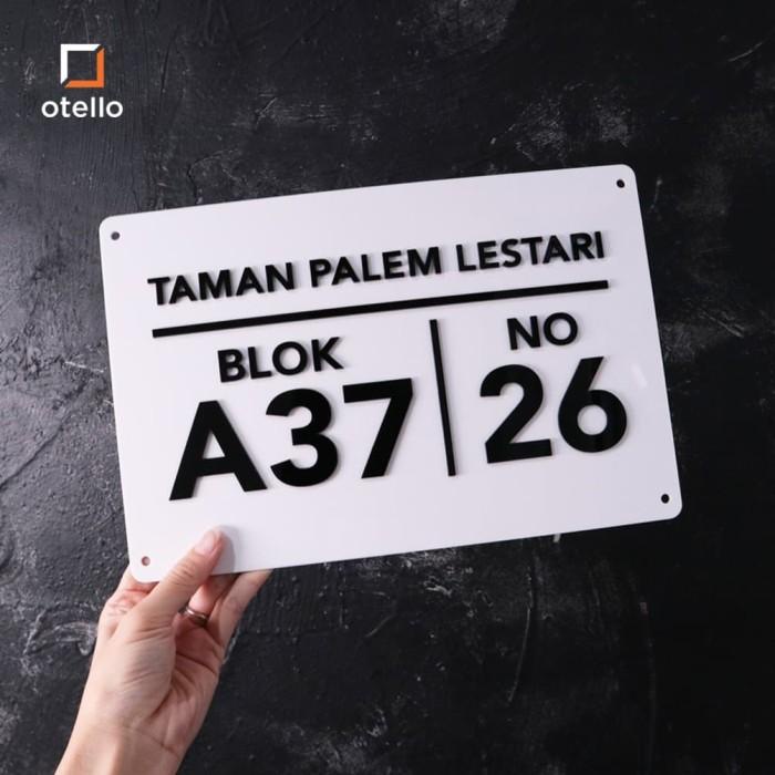 Gắn Tường | Số Nhà Acrylic | Nrm 30 | Số Nhà Dập Nổi | Tấm Bảng Địa Chỉ Gia Dụng