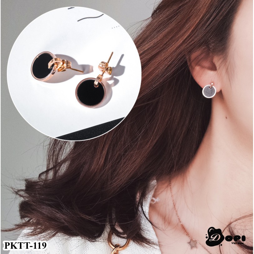 Bông tai form ngắn cá tính