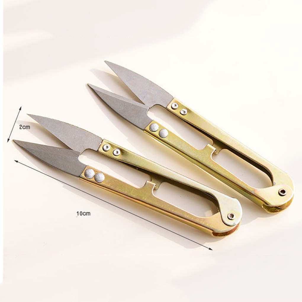 Kéo cắt chỉ hình dạng chữ U dành cho may vá thêu đồ thủ công nghệ thuật