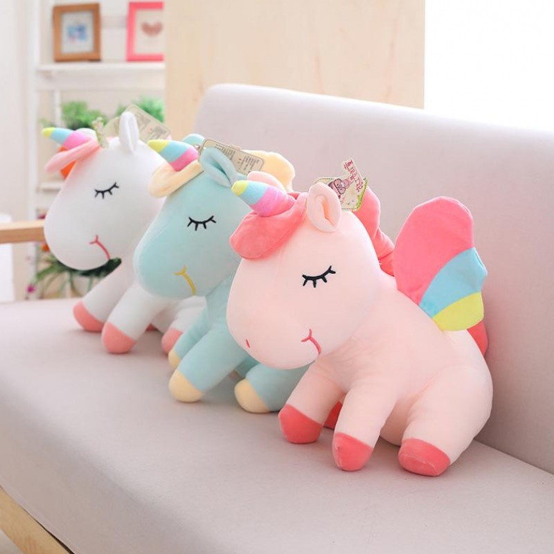 Gấu Bông Ngựa Kì Lân  - Kì Lân Một Sừng Quà Tặng Mềm Mịn Cao Cấp