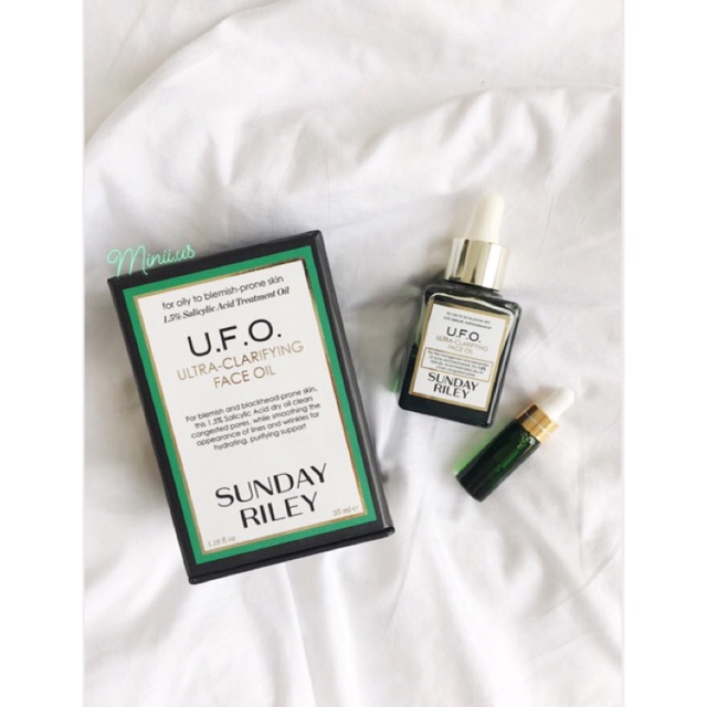 🌳Dầu dưỡng hỗ trợ làm giảm mụn Sunday Riley U.F.O Ultra Clarifying Face Oil - mẫu thử