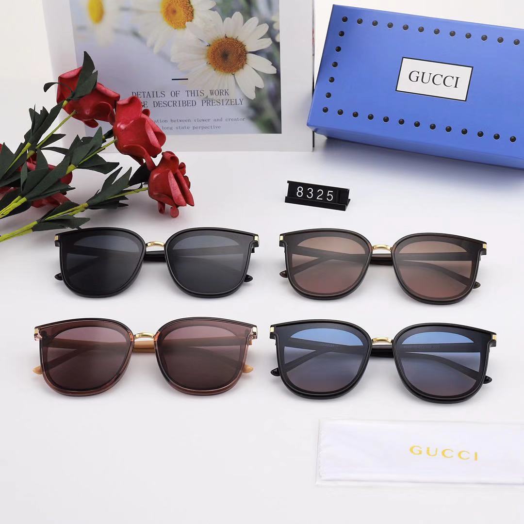 Gucci Kính râm 2021 kính chống tia UV phân cực mới của nam và nữ