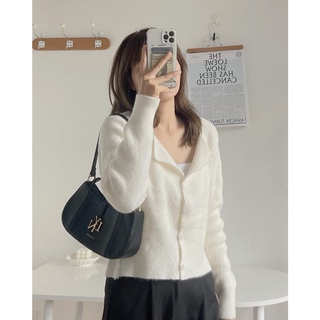 Áo len Cardigan dáng croptop