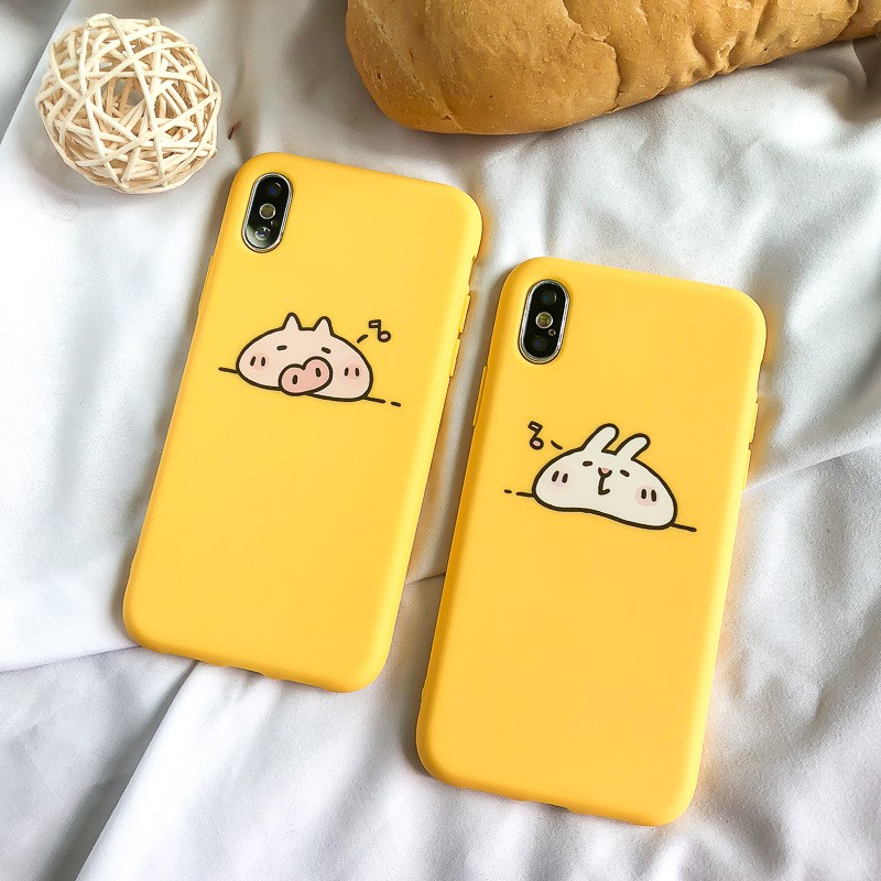 [ IPHONE ] Ốp Lưng Silicon Heo Thỏ Kute - B079 | BigBuy360 - bigbuy360.vn