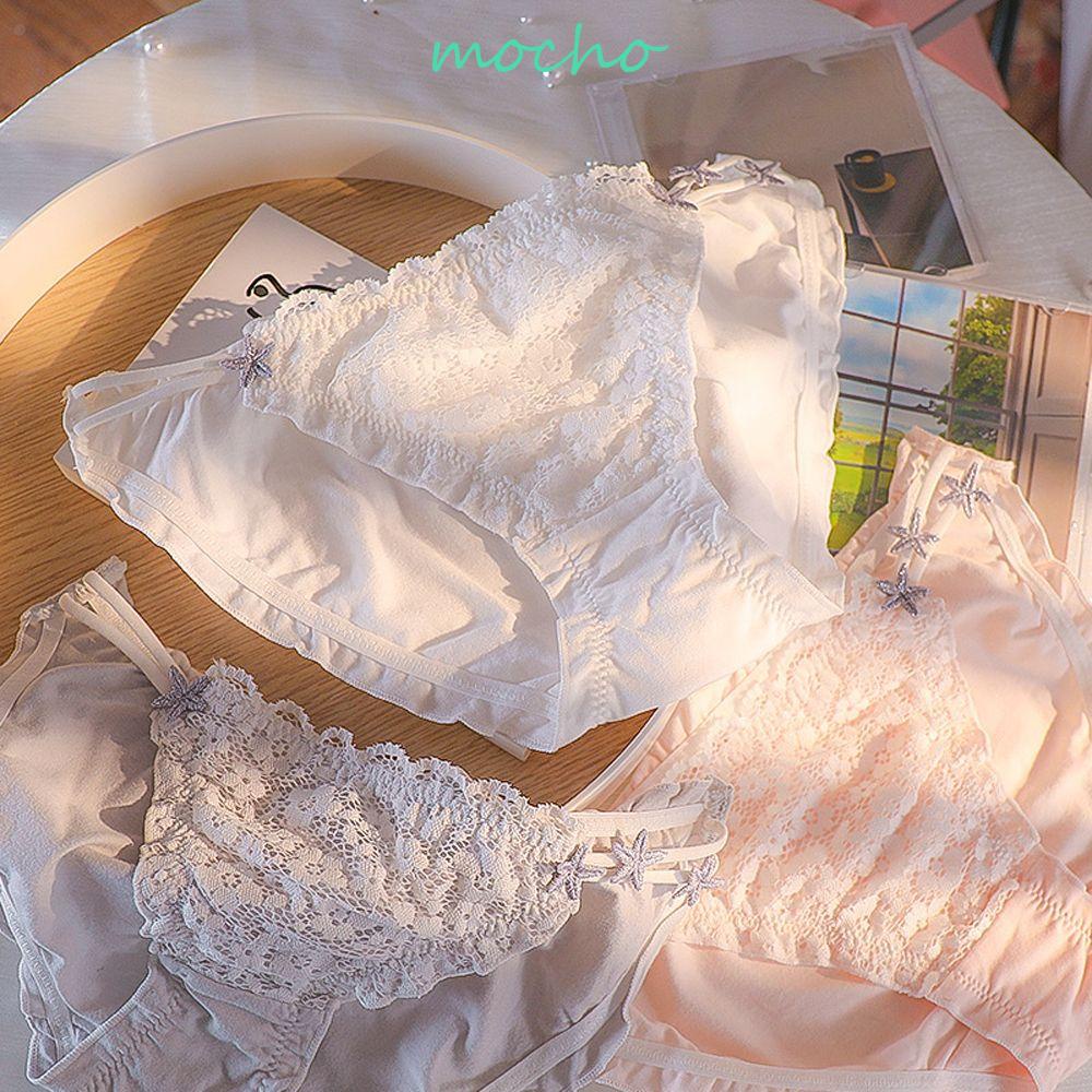 Quần Lót Thoáng Khí Lưng Vừa Họa Tiết Hoa Quyến Rũ Cho Nữ