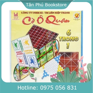 Cờ ô quan 6 trong 1 ( cờ ô quan, cờ vây, cờ ca rô, cờ nhảy, cờ cá ngựa, cờ gánh)