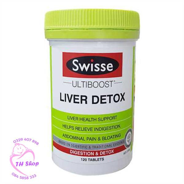 Viên Uống Bổ Gan Swisse, Thải Độc Gan Swisse Liver Detox120 Viên