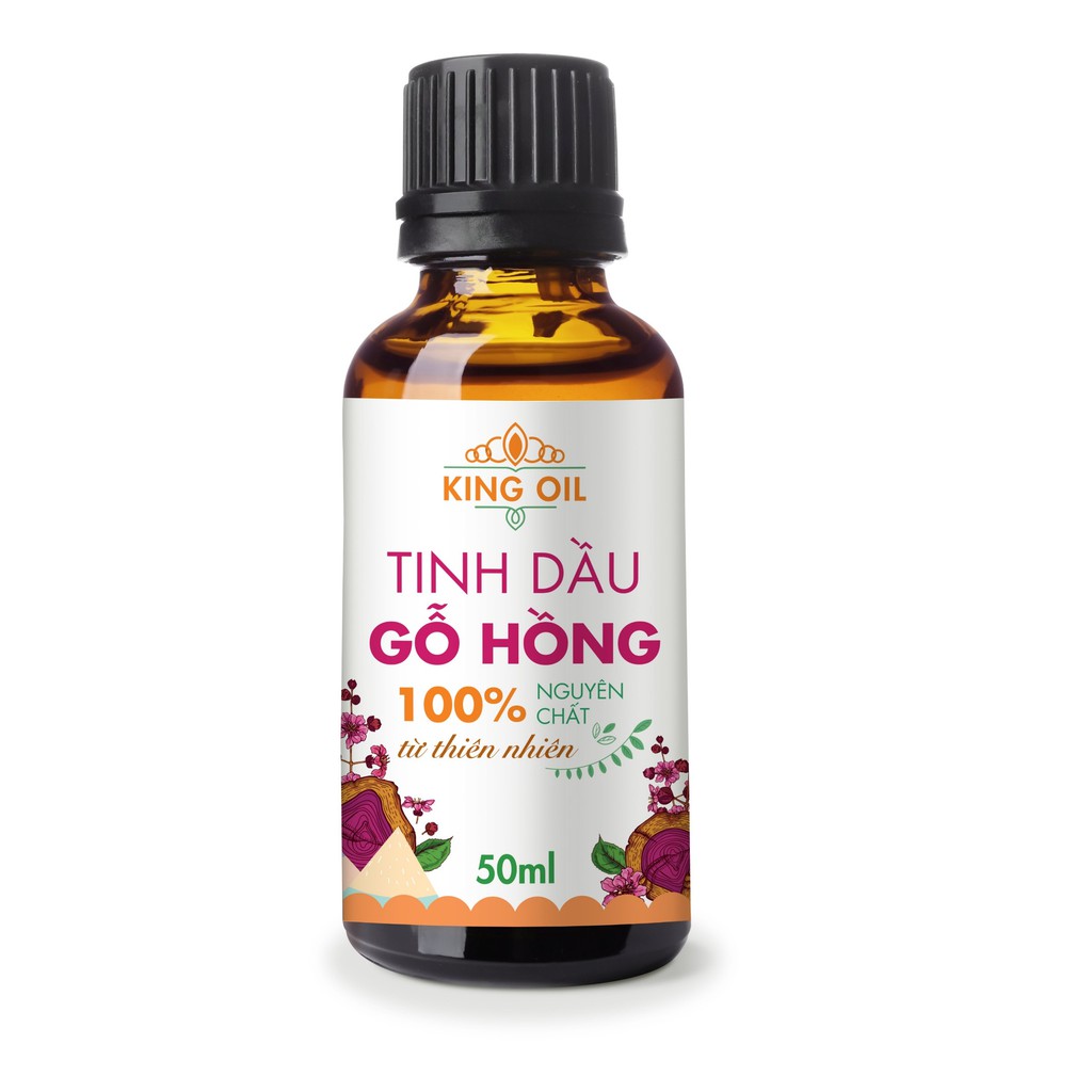 Tinh dầu gỗ Hồng | Rosewood Essential Oil | nguyên chất 100% từ thiên nhiên - KingOil