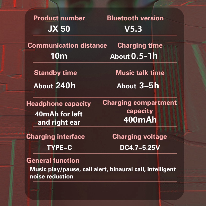 Tai nghe Red Metal Gaming Bluetooth 5.3 nhet tai thể thao hot thời trang chấtlượng the thao tai nghe điện thoại pro siêu nhét tai không dây audio ko dây nút nhét tai comic TWS wireless  earphone PUBG earpods