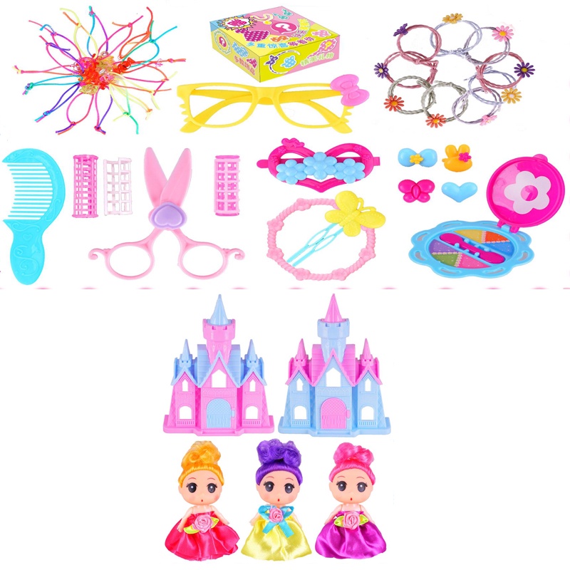 Bộ đồ chơi ngôi nhà búp bê Barbie cho bé gái