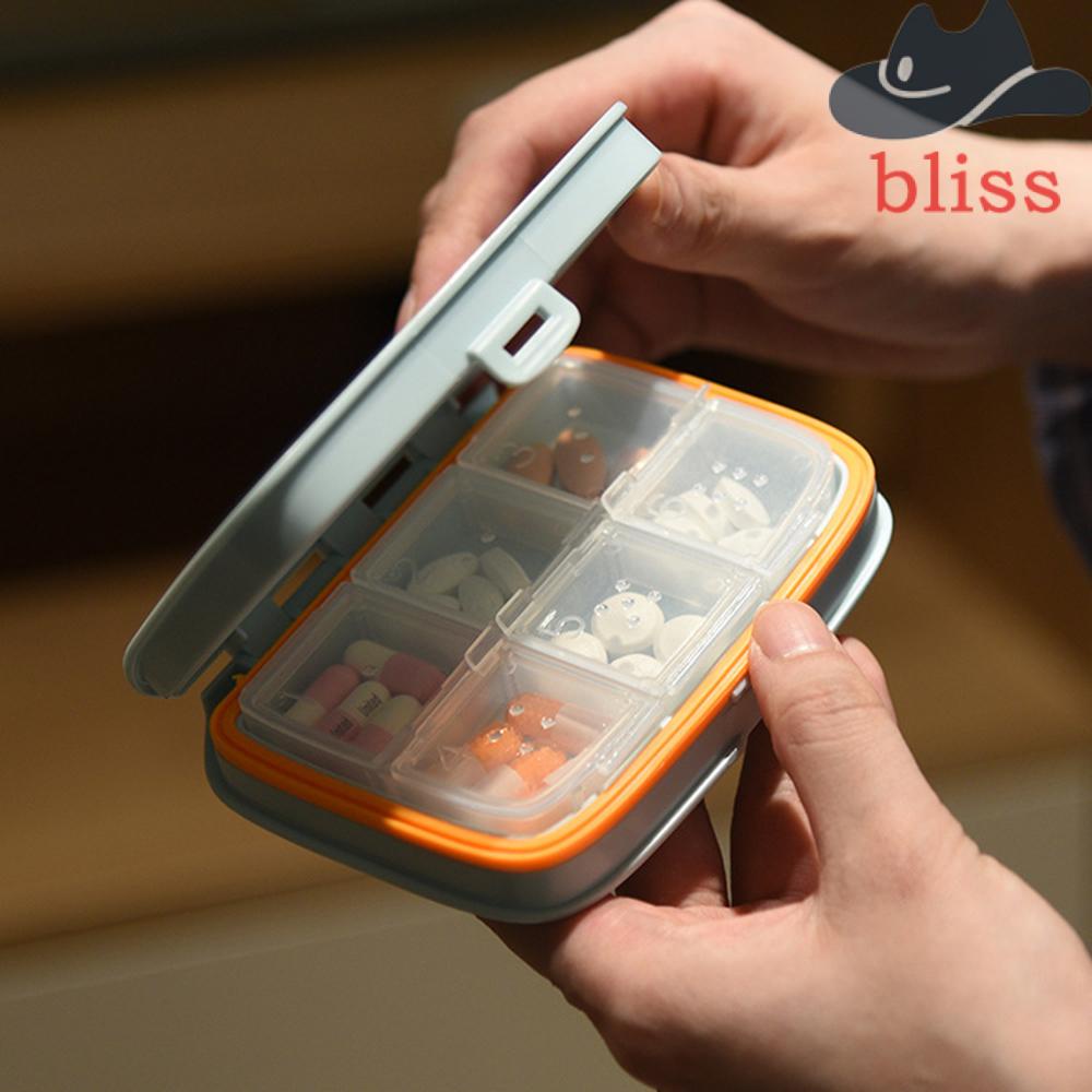 Hộp Đựng Thuốc 7 Ngày 4 / 6 Ngăn Tiện Dụng Khi Đi Du Lịch