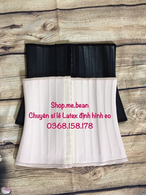 (Có Xxs) Đai nịt bụng latex 25 xương thép dáng ngắn (25 cm) | BigBuy360 - bigbuy360.vn