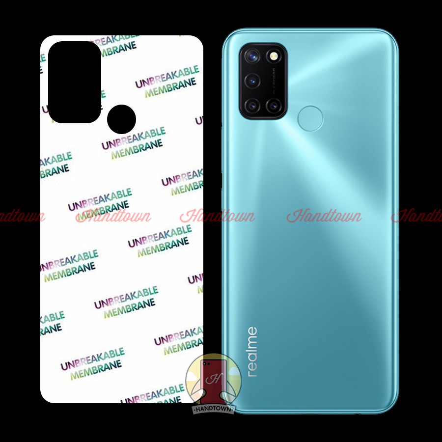 Dán PPF Mặt Lưng Realme C17 C 17 Kính Cường Lực Dẻo Vân Cá Sấu / Hiệu Ứng Cầu Vồng / Trong Suốt Chống Va Đập