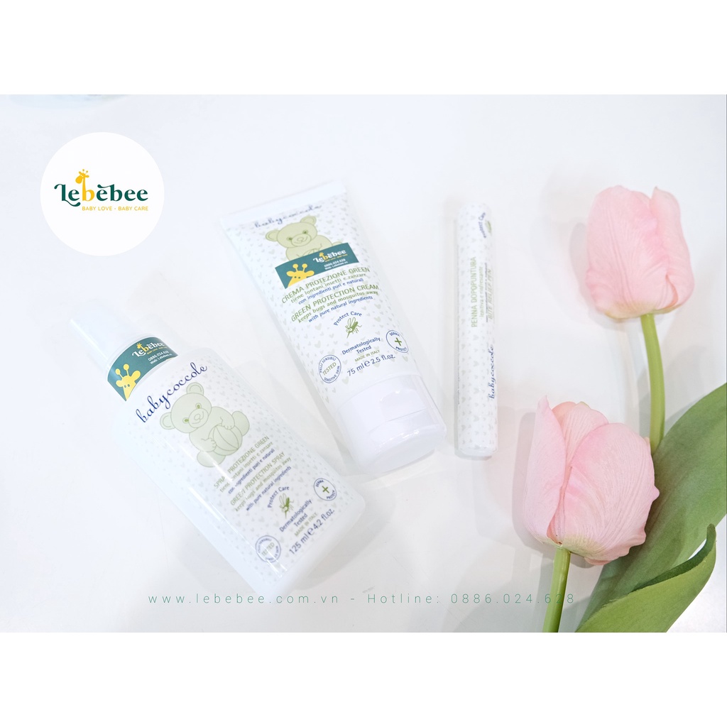 Kem xua muỗi chiết xuất tía tô đất và cây phong lữ Babycoccole 0M+