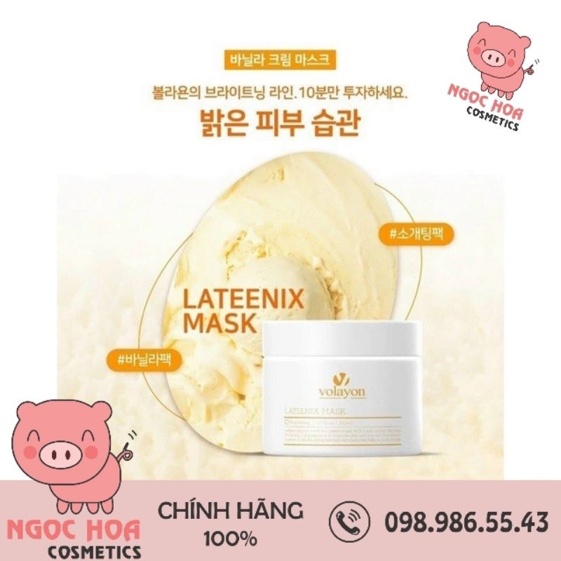 MẶT NẠ Ủ TRẮNG DA LATEENIX MASK VOLAYON