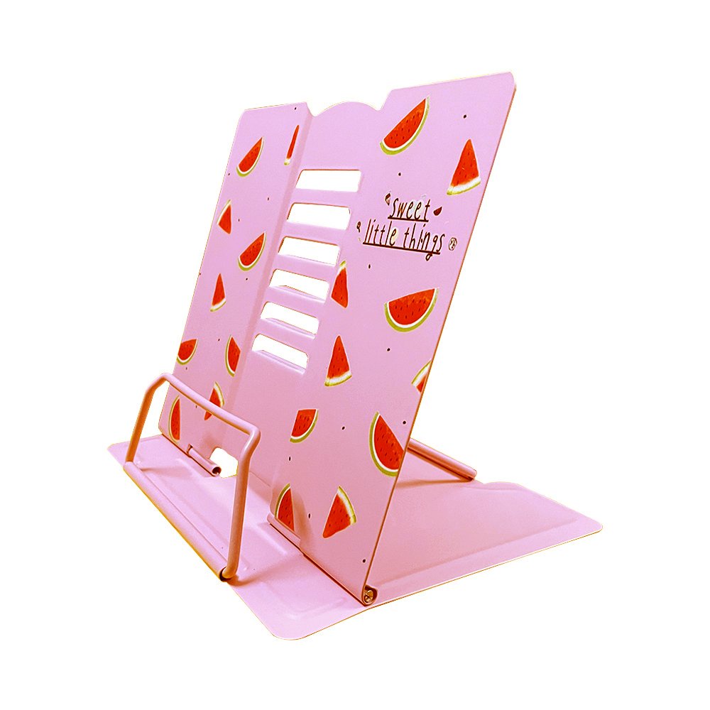 Giá đỡ đọc sách chống cận, kệ kẹp sách để bàn chống cận thị cho bé đọc sách bằng kim loại